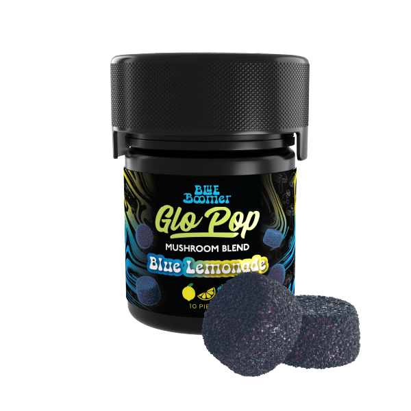 Blue Lemonade Blue Boomer 10ct Glo Pop Gummies