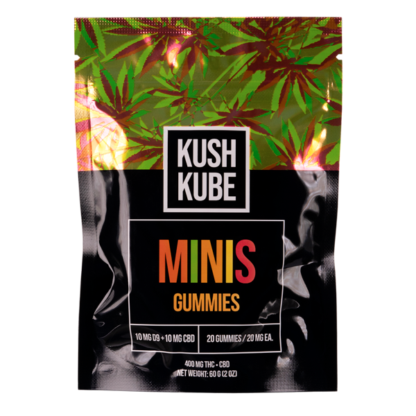 Assorted Minis 20ct Kush Kube Gummies
