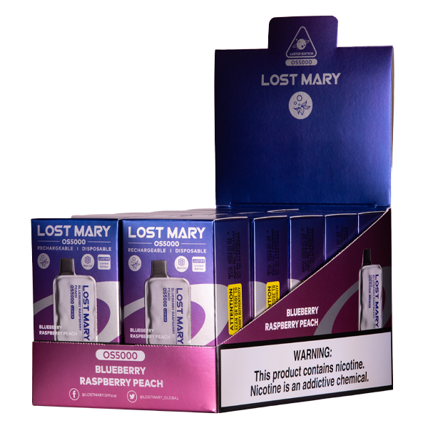 Blueberry Raspberry Peach Lost Mary OS5000 Luster